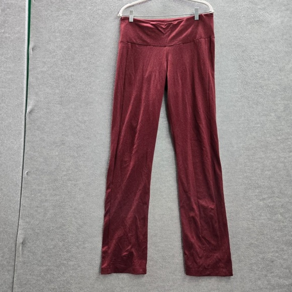 Betabrand Women Activewear Pants Large Red Leggings Bootcut 33‎ in Inseam